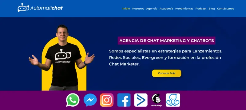 Captura de Automatichat